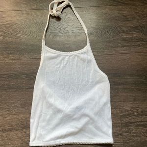 Forever21 white halter top